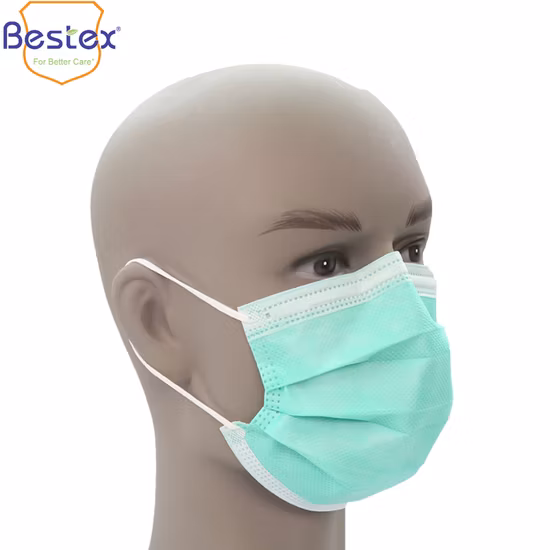 Wholesale Disposable Surgical Hospital Masks Black Face Mask 3ply Nose Mask Earloop Disposable Medical Face Mask Anti-Dust Mask for Adult From China Mascarillas