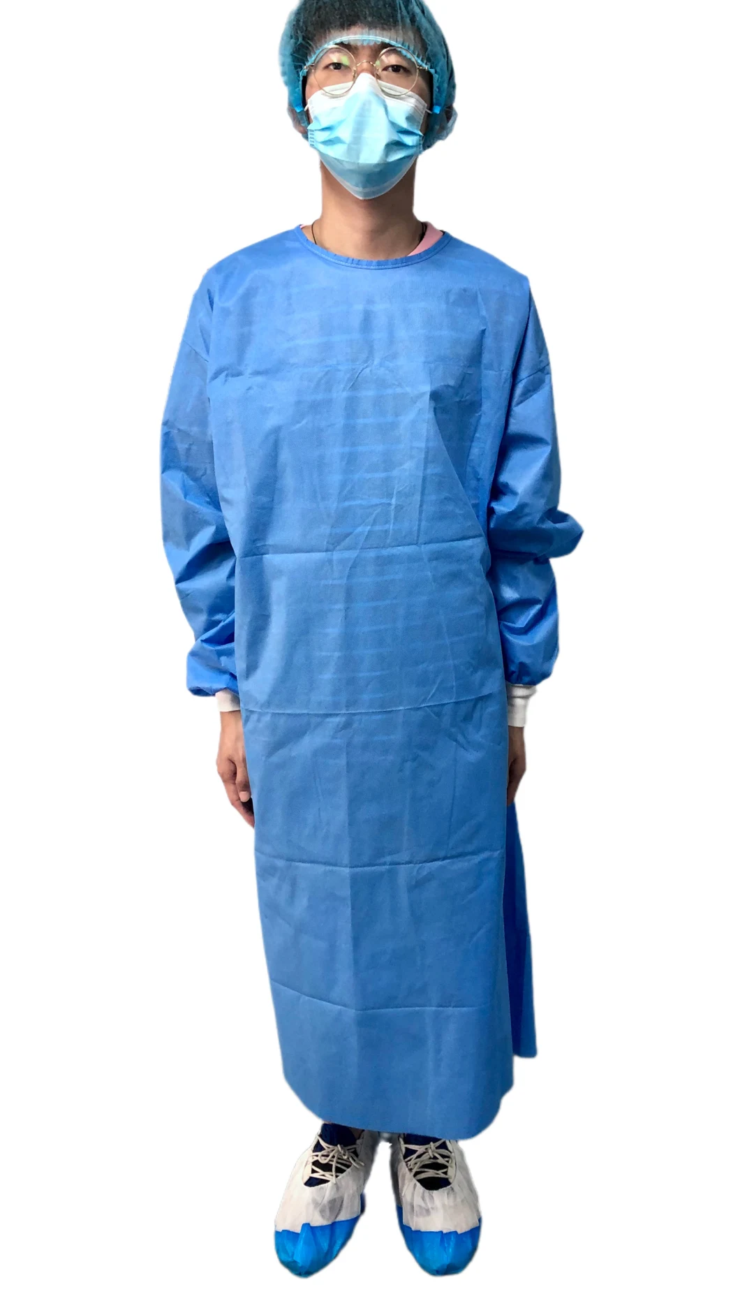 Disposable Reinforced Non Woven Surgical Gown in Stock for Sale