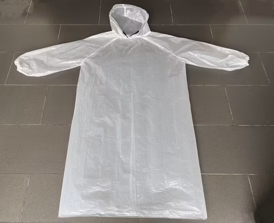 Macacão adulto descartável Jaleco de laboratório capa de chuva traje protetor