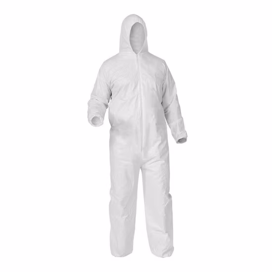 Roupa de proteção descartável tipo 4/5/6 Yc2070 63G microporosa